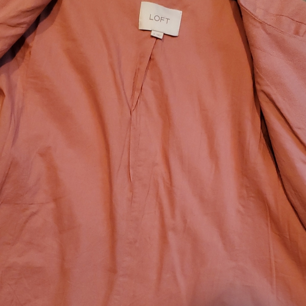 Like New!Loft Pink Short Jacket! - Picture 2 of 3